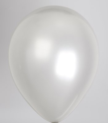 Ballon metallic-zilver 26mt