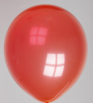 Ballon kristal-helderrood 50dc