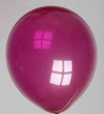 Ballon kristal-robijnrood 51dc